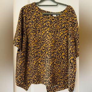Animal print blouse